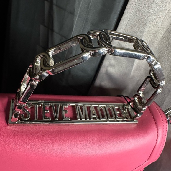 Steve Madden Candy Pink Crossbody Bag Purse Handbag - Picture 3 of 6